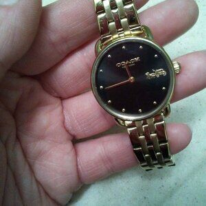 Coach Gold Watch